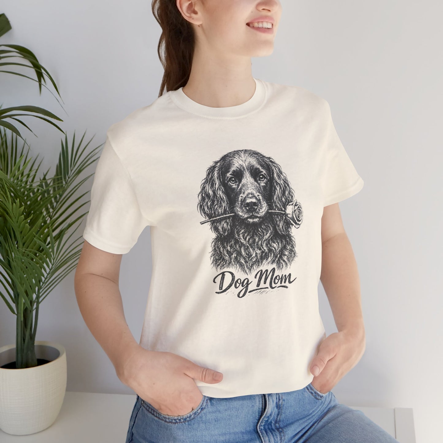 Boykin Spaniel Dog Mom T-Shirt (Rose Collection)