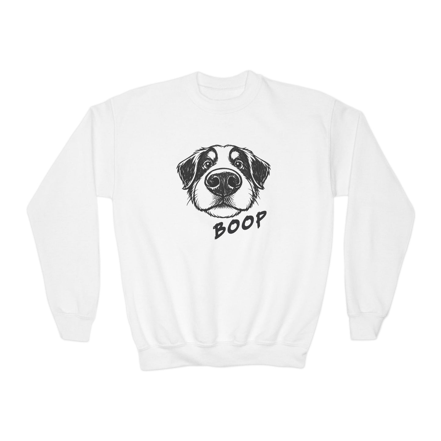 Bernese Mountain Dog BOOP - Youth Crewneck Sweatshirt