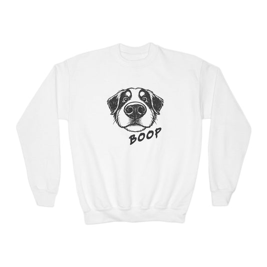 Bernese Mountain Dog BOOP - Youth Crewneck Sweatshirt
