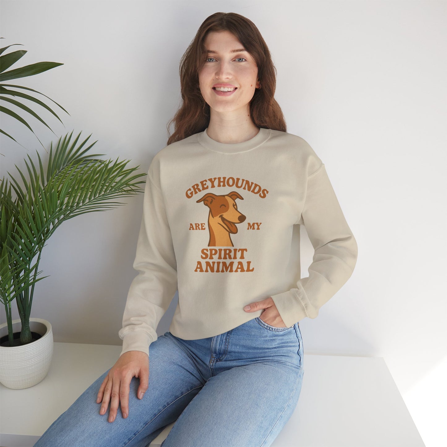 Greyhounds Are My Spirit Animal Sweatshirt