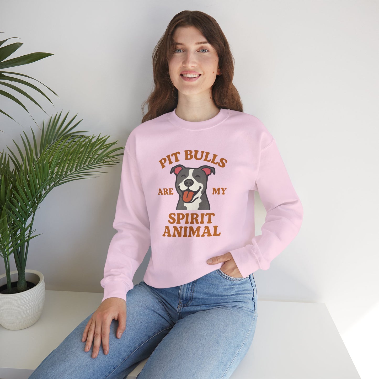 Pit Bulls Are My Spirit Animal Sweatshirt