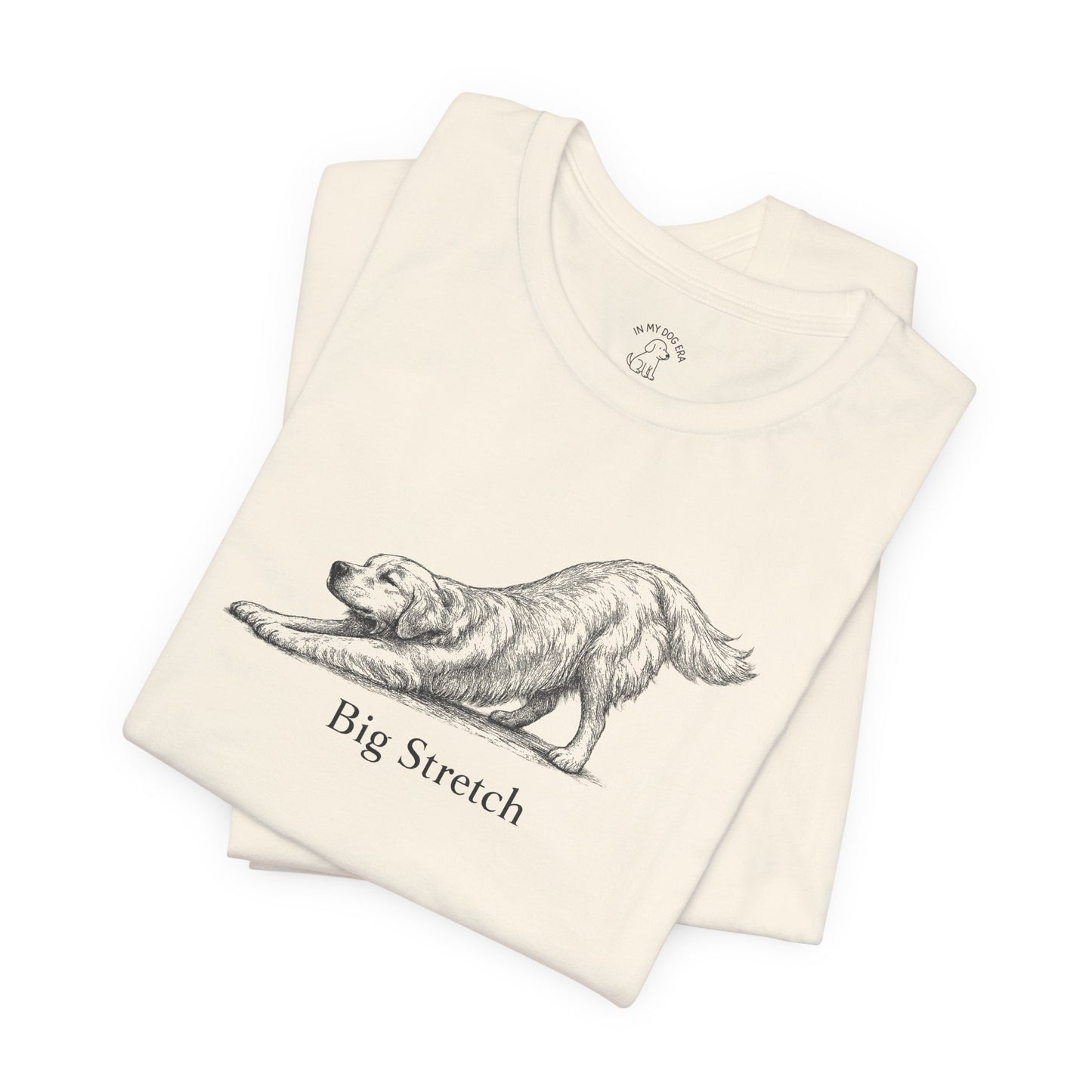 Big Stretch Golden Retriever T-Shirt