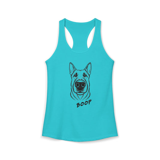 BOOP Classic - Belgian Malinois - Women's Racerback Tanktop
