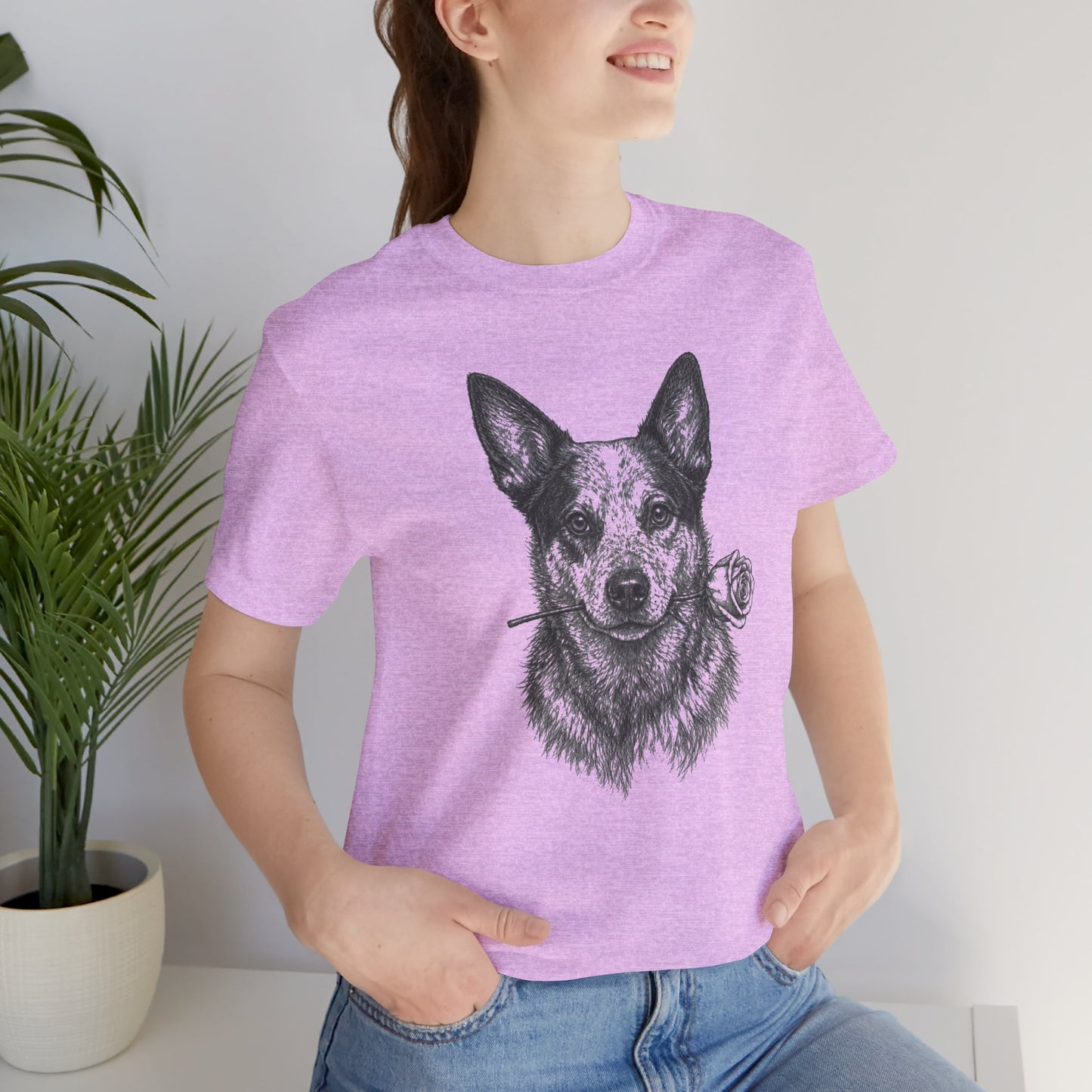 Australian Cattle Dog Heeler Rose Collection T-Shirt