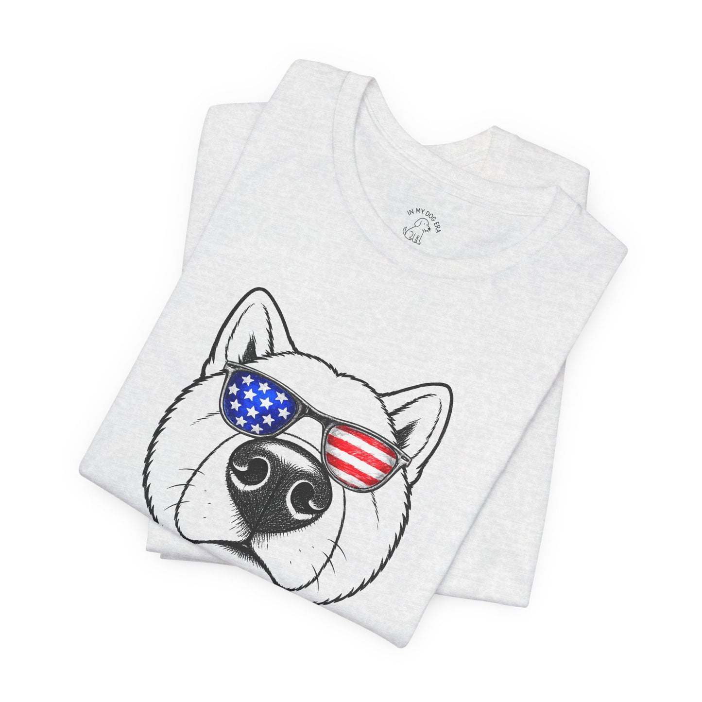 Red, White & BOOP Akita T-Shirt