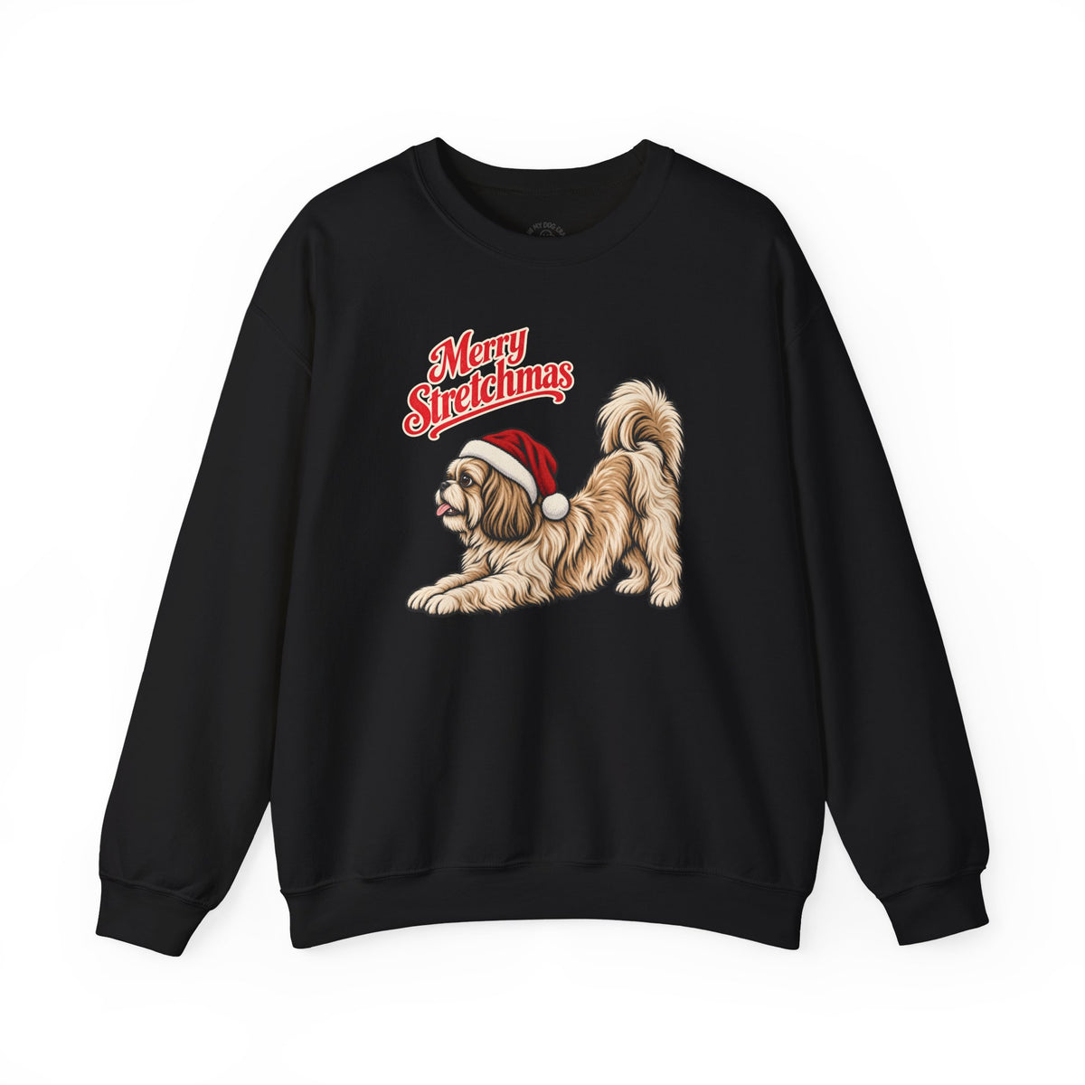 Shih Tzu Christmas Sweatshirt | Merry Stretchmas