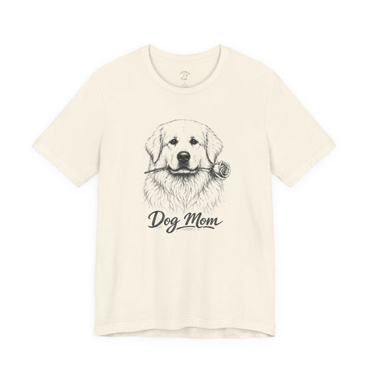 Great Pyrenees Dog Mom T-Shirt (Rose Collection)