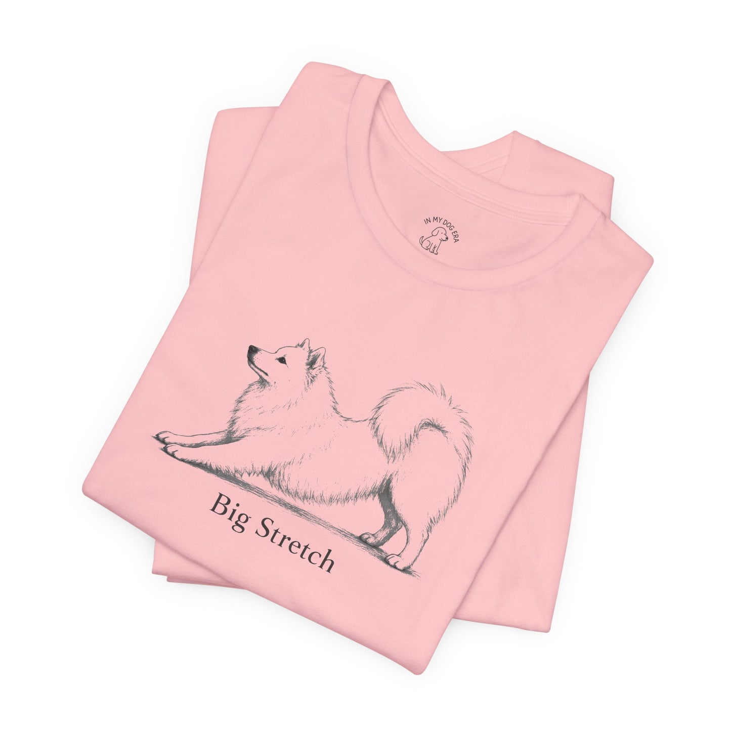 Big Stretch American Eskimo Dog T-Shirt