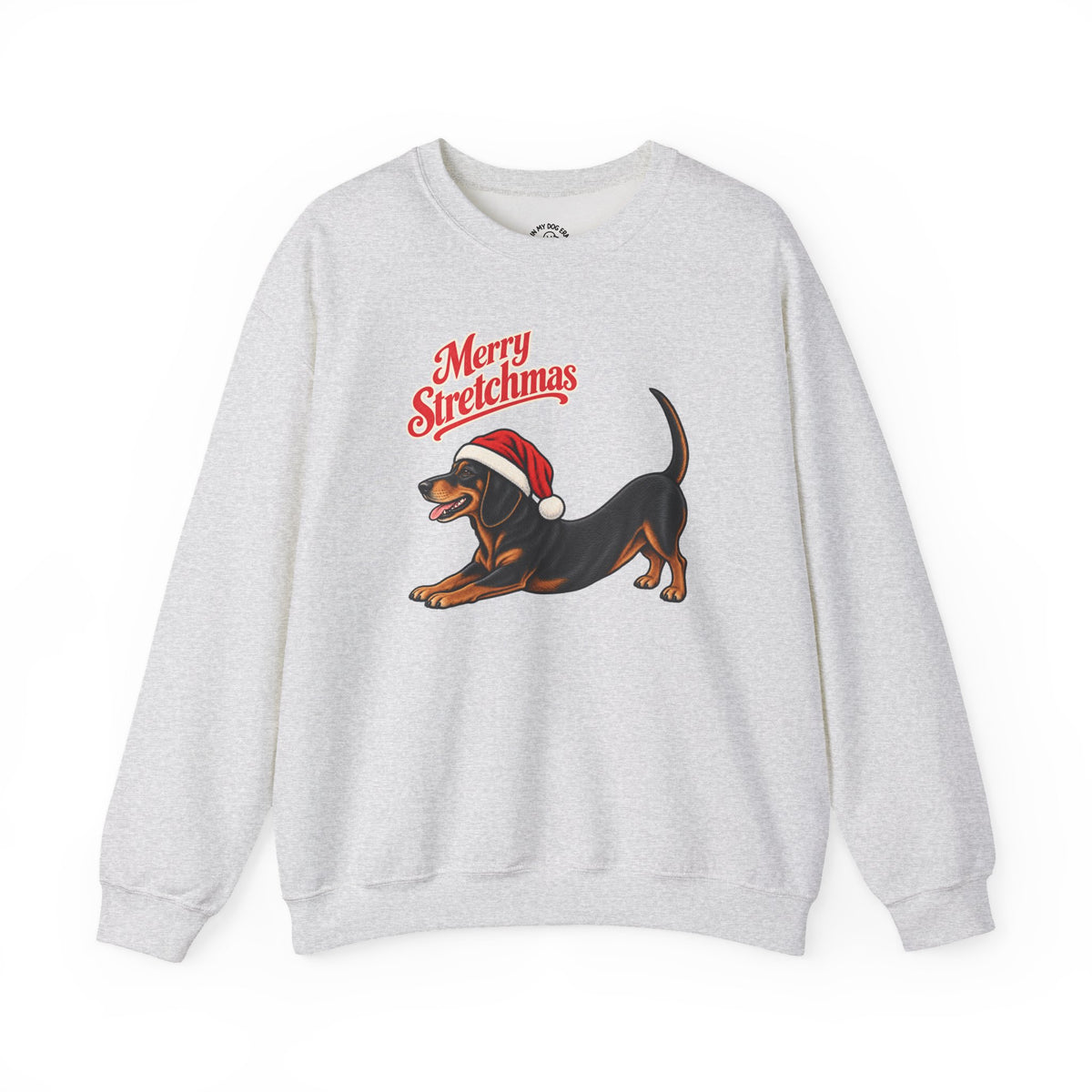 Dachshund Christmas Sweatshirt | Merry Stretchmas