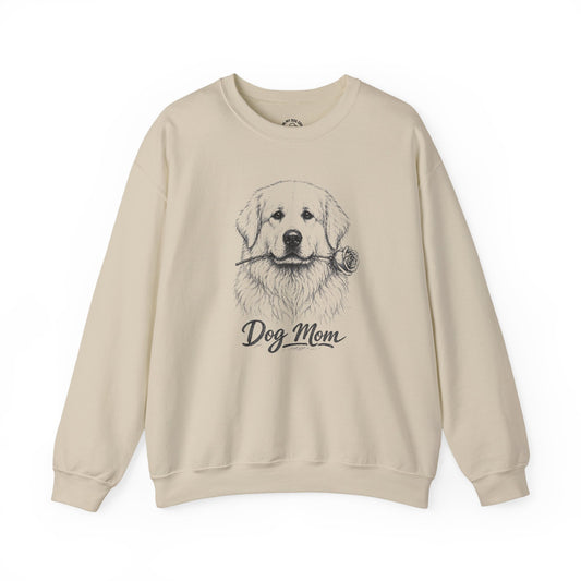 Great Pyrenees Dog Mom Sweatshirt (Rose Collection)