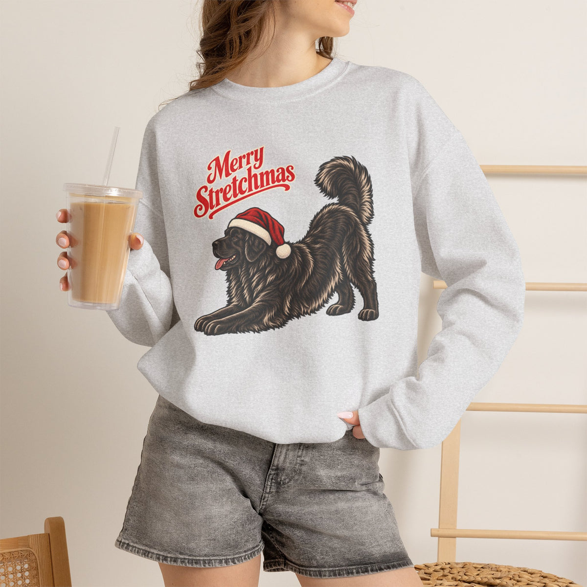Newfoundland Christmas Sweatshirt | Merry Stretchmas