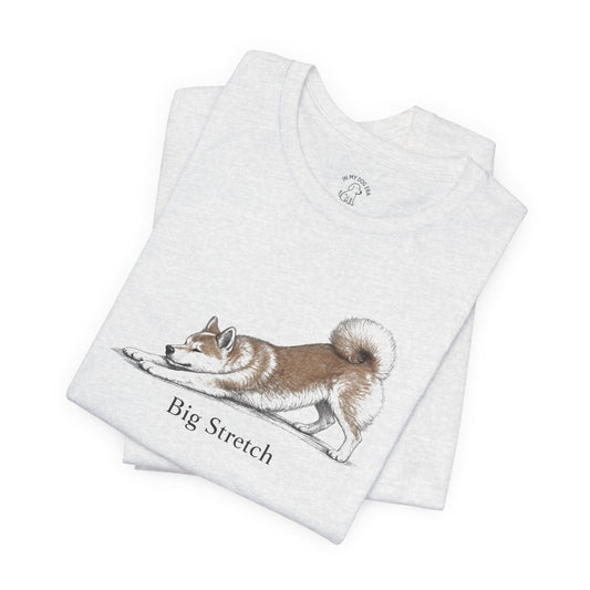 Big Stretch Shiba Inu T-Shirt
