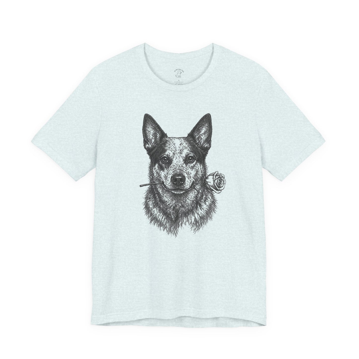 Australian Cattle Dog Heeler Rose Collection T-Shirt