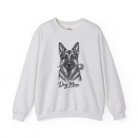 German Shepherd Dog Mom Sweatshirt (Rose Collection)