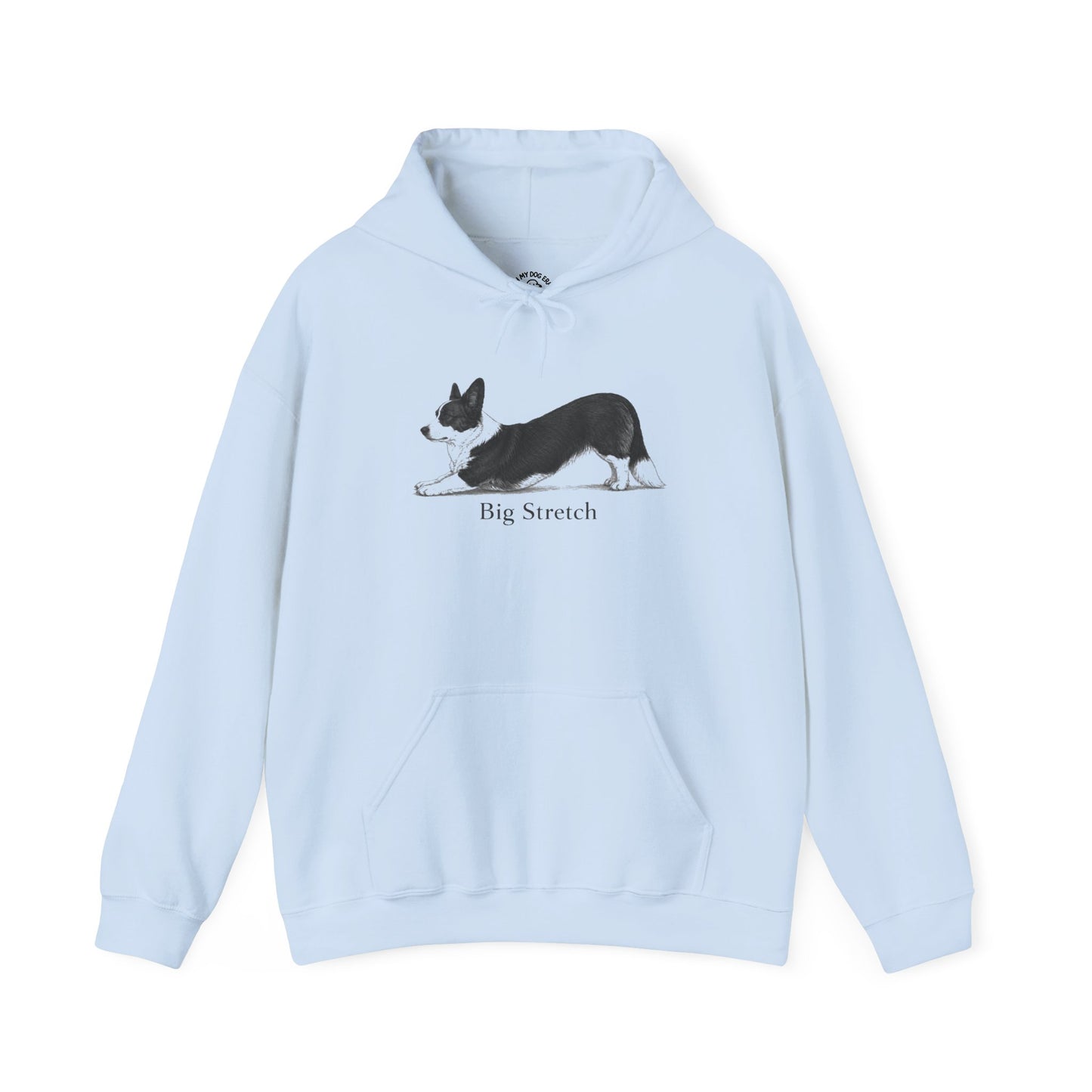 Big Stretch Corgi - Hoodie (Cardigan Welsh Corgi)