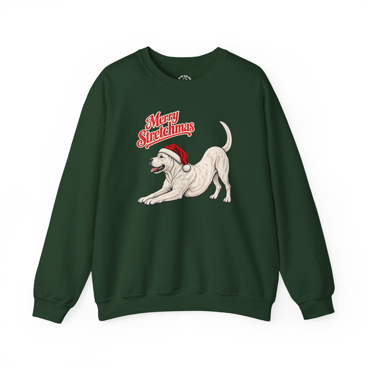 Dogo Argentino Christmas Sweatshirt | Merry Stretchmas