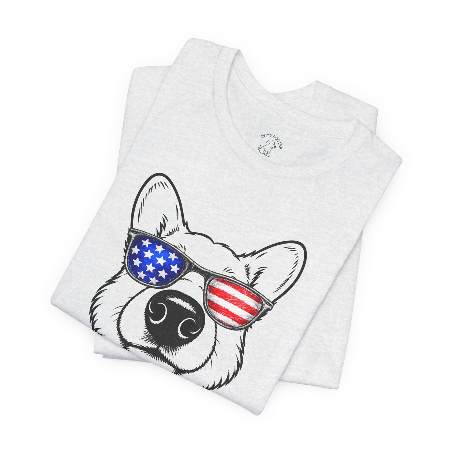 Red, White & BOOP Corgi T-Shirt