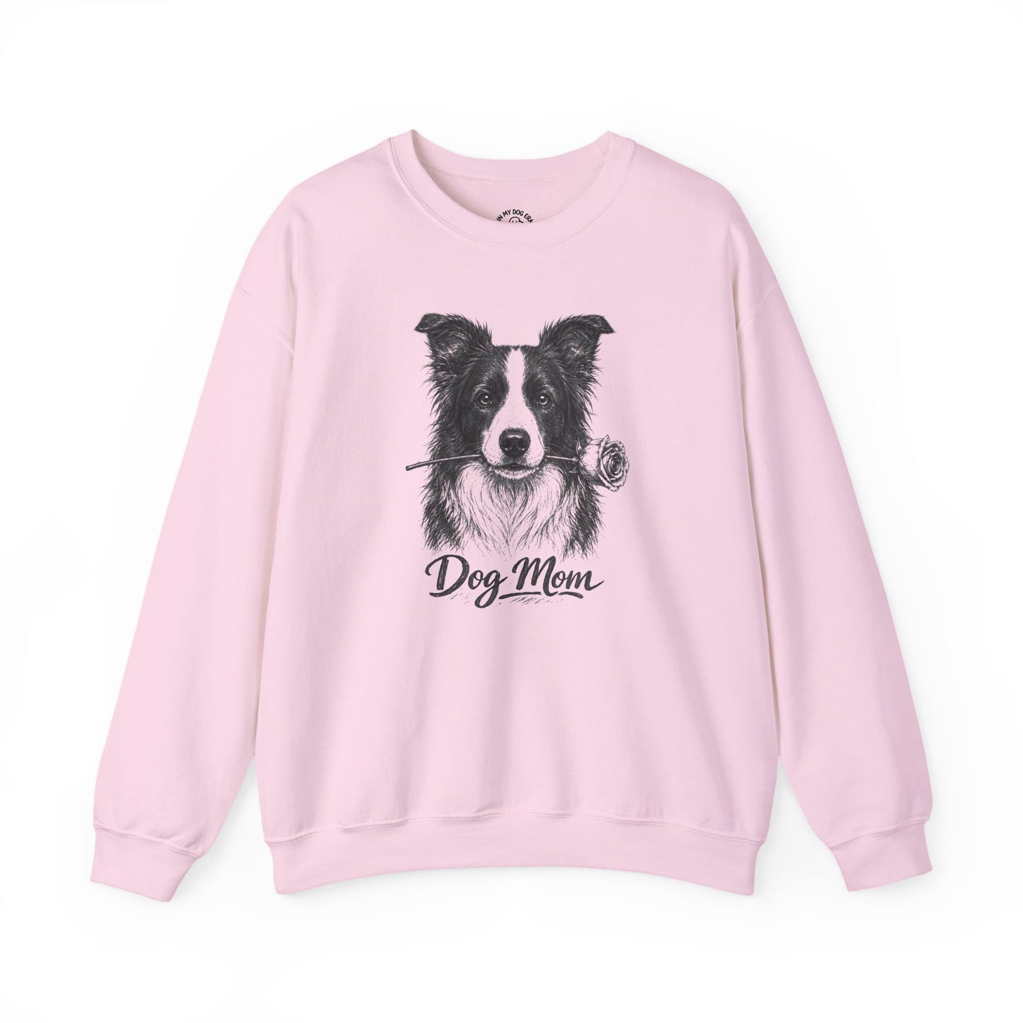 Border Collie Dog Mom Sweatshirt (Rose Collection)
