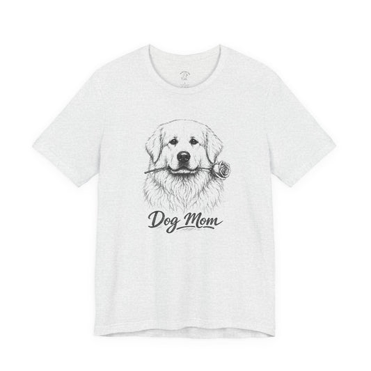 Great Pyrenees Dog Mom T-Shirt (Rose Collection)
