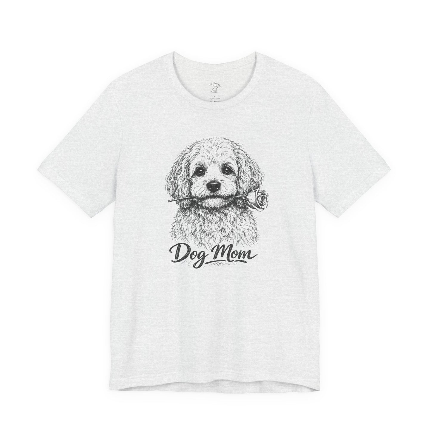Cavapoo Dog Mom T-Shirt (Rose Collection)