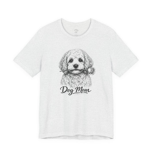 Cavapoo Dog Mom T-Shirt (Rose Collection)