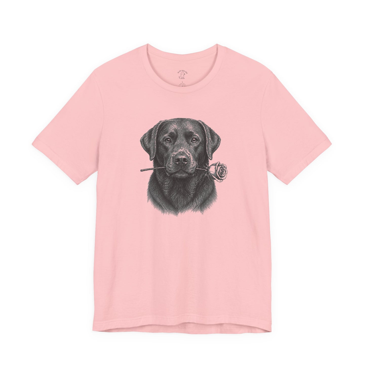 Chocolate Labrador Retriever Rose Collection T-Shirt