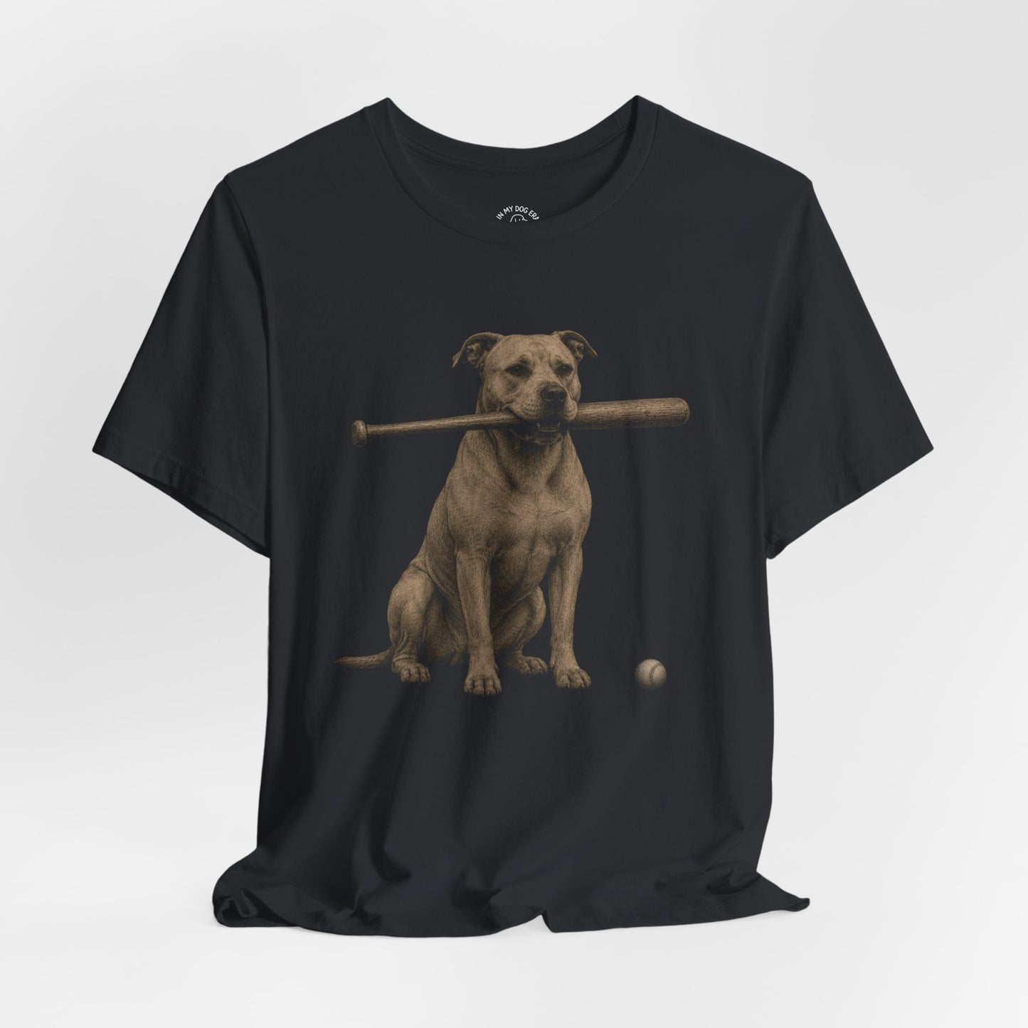 Bat Dog Pit Bull (Tan) T-Shirt