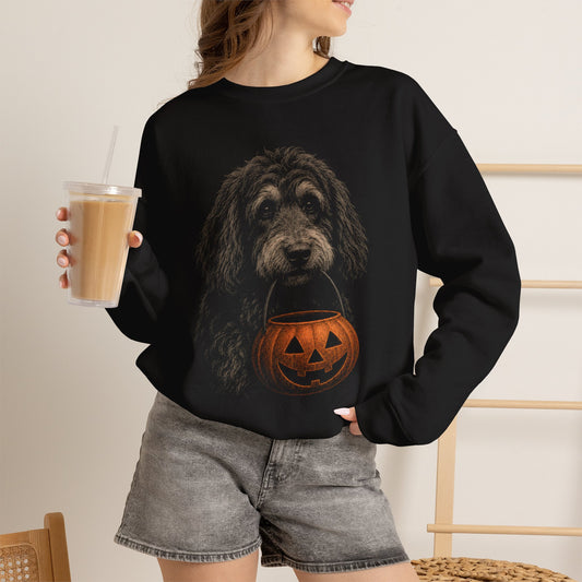 Bernedoodle Halloween Sweatshirt – Boop or Treat