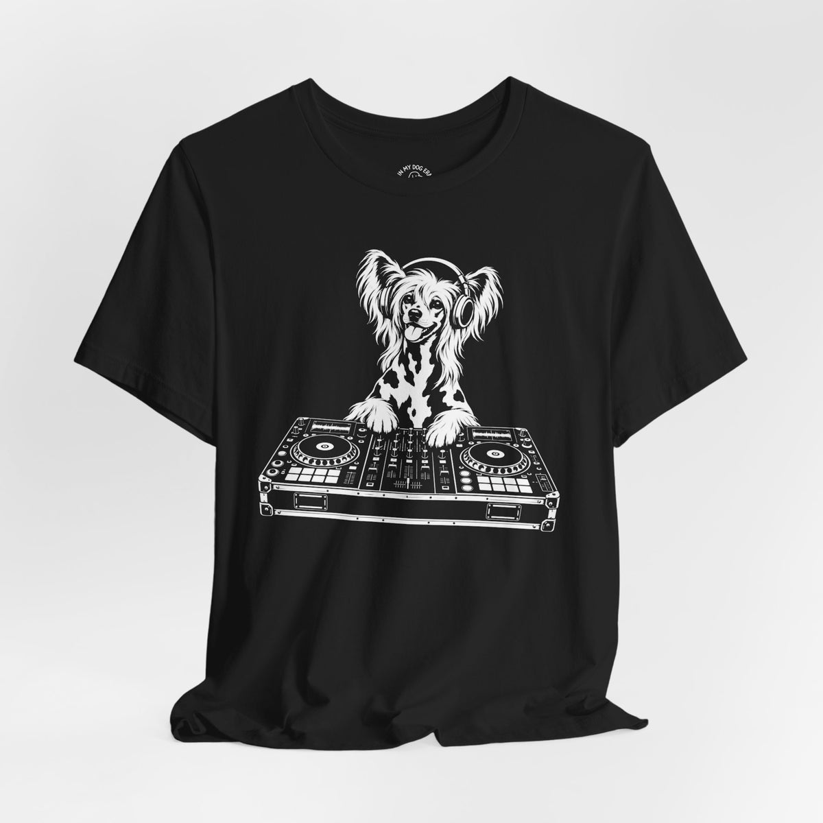 Chinese Crested Dog DJ T-Shirt
