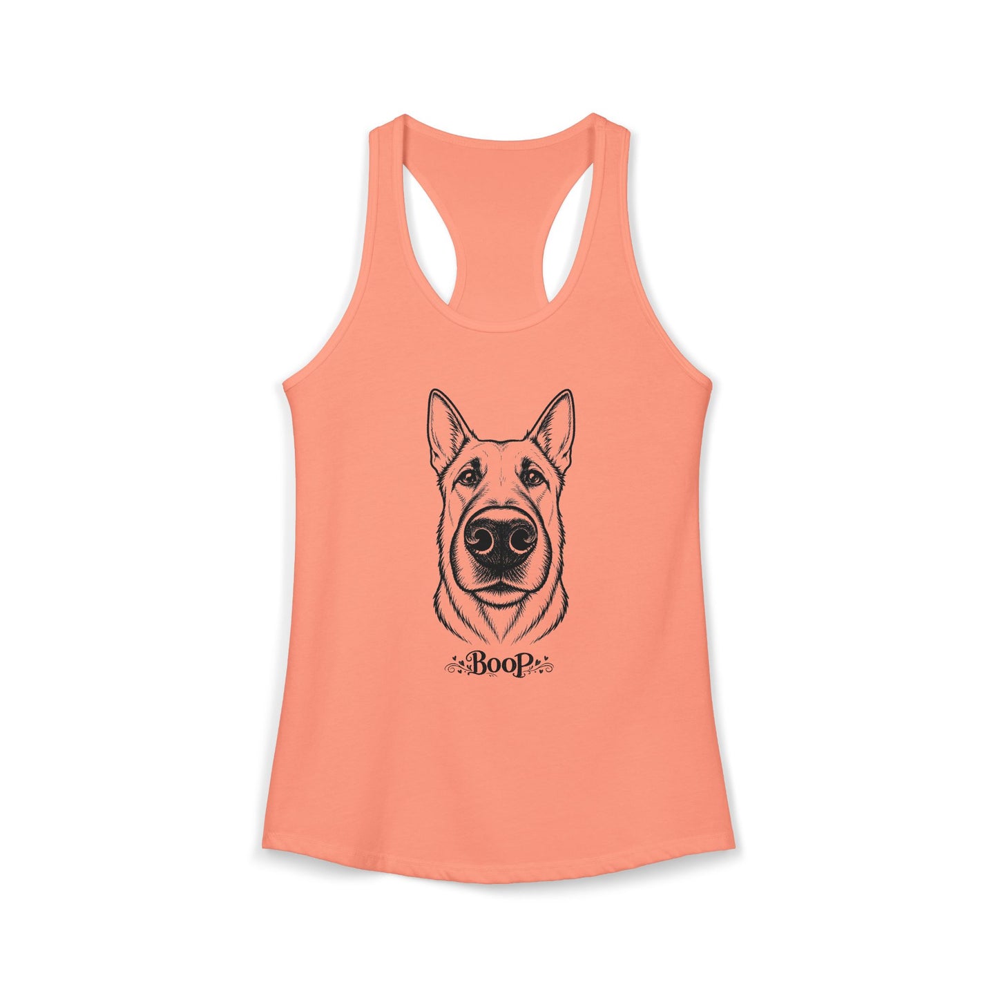 BOOP Belgian Malinois - Women's Racerback Tanktop