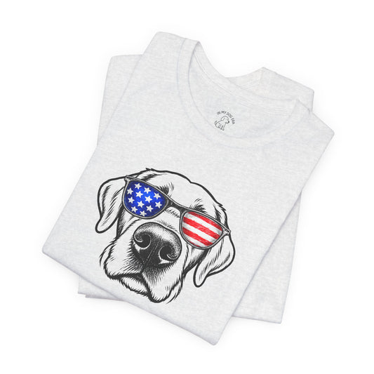 Red, White & BOOP Black Labrador Retriever T-Shirt