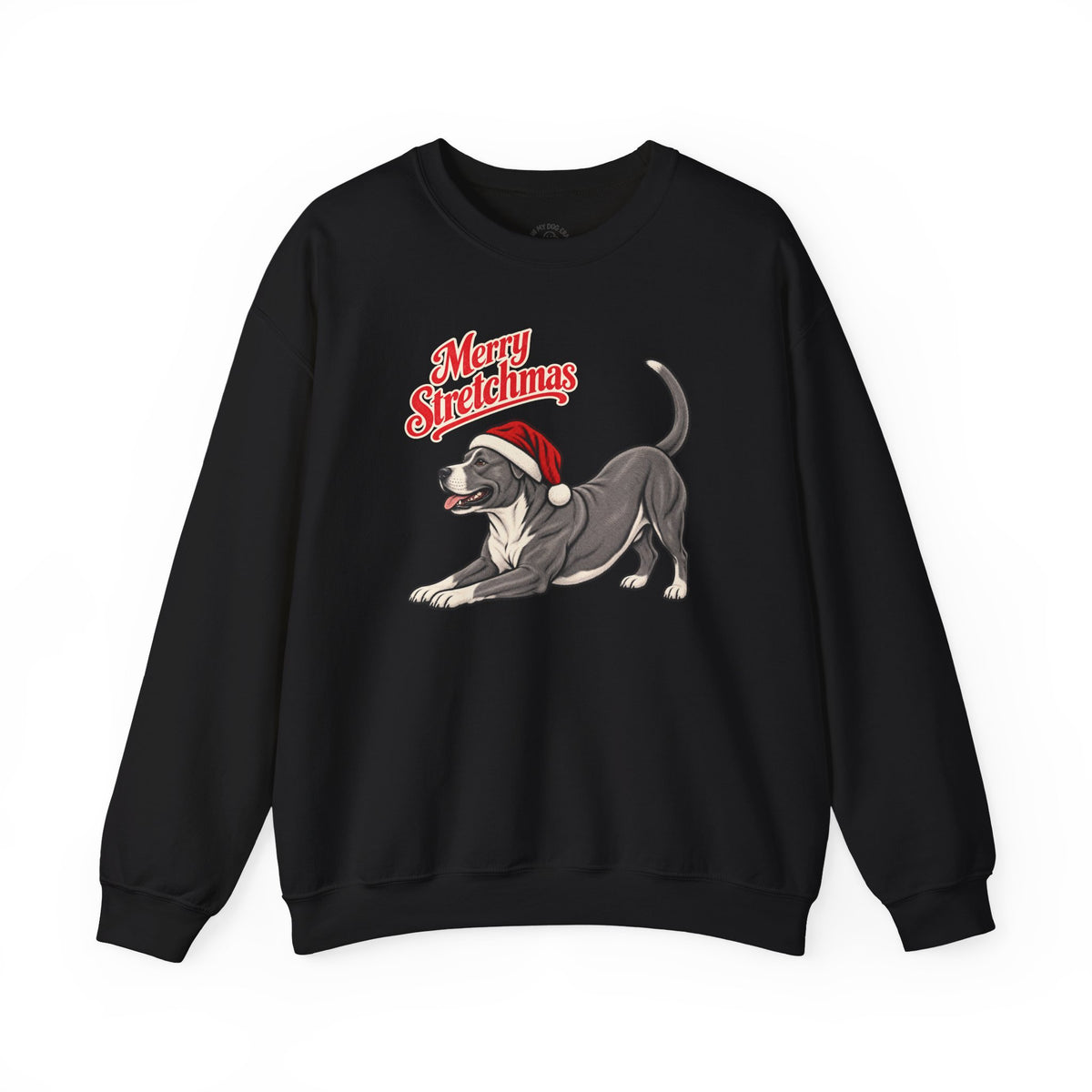 American Staffordshire Terrier Christmas Sweatshirt | Merry Stretchmas