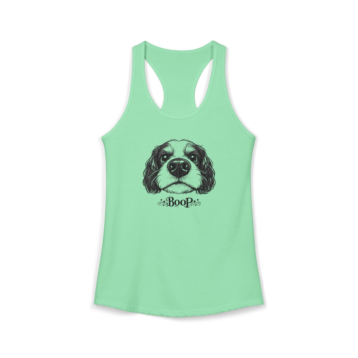 BOOP Cavalier King Charles Spaniel - Women's Racerback Tanktop