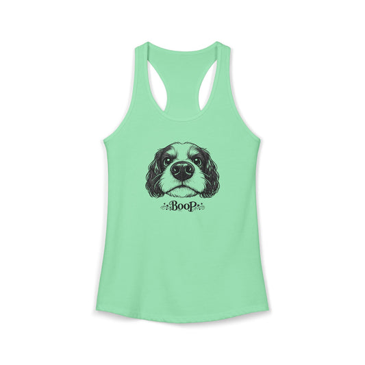 BOOP Cavalier King Charles Spaniel - Women's Racerback Tanktop