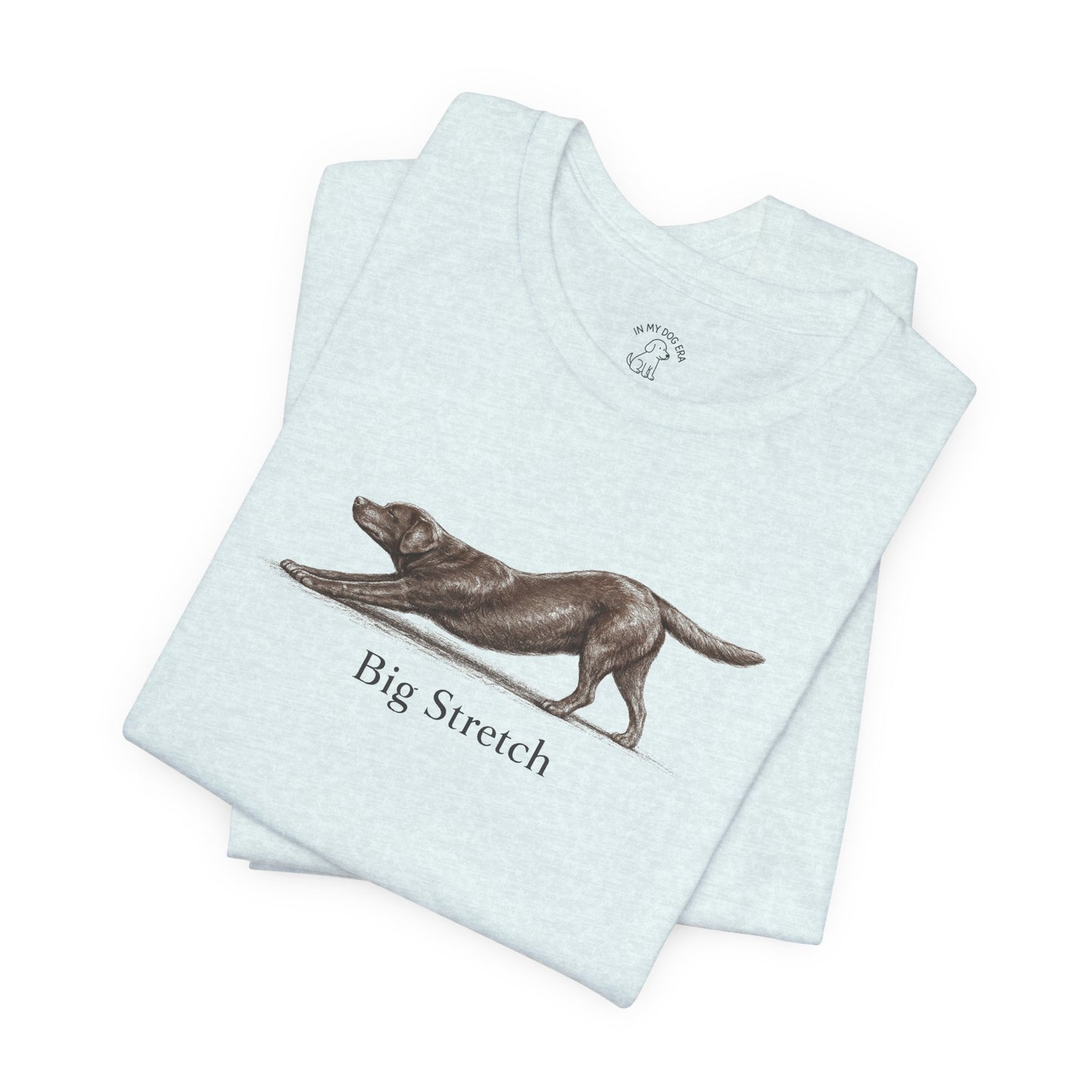 Big Stretch Chocolate Labrador Retriever T-Shirt