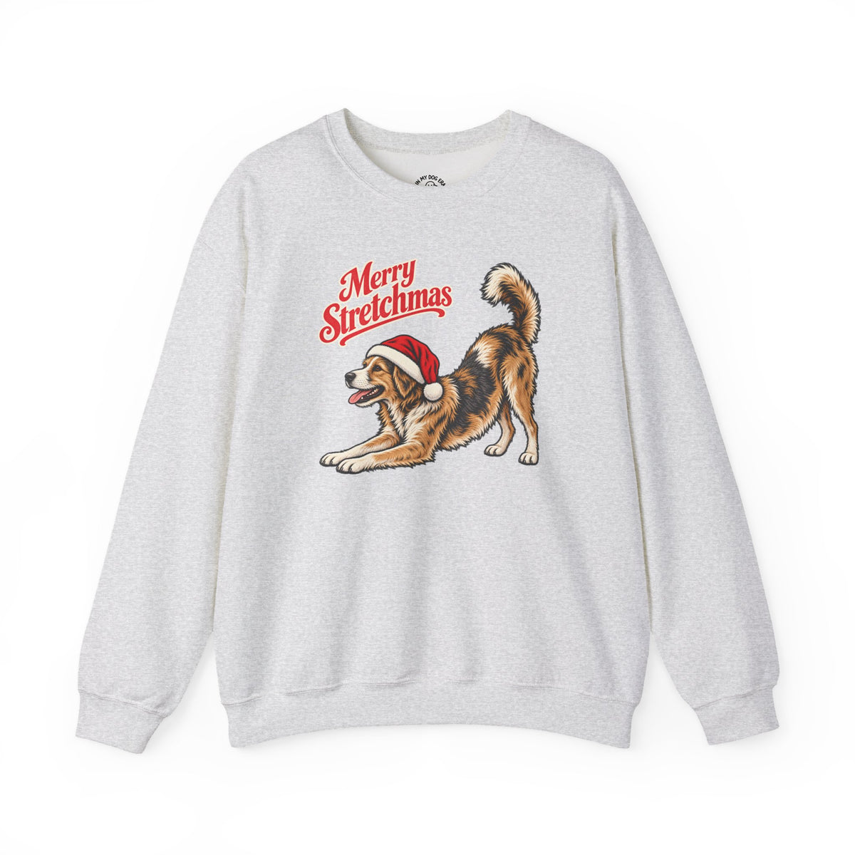 Super Mutt Christmas Sweatshirt | Merry Stretchmas