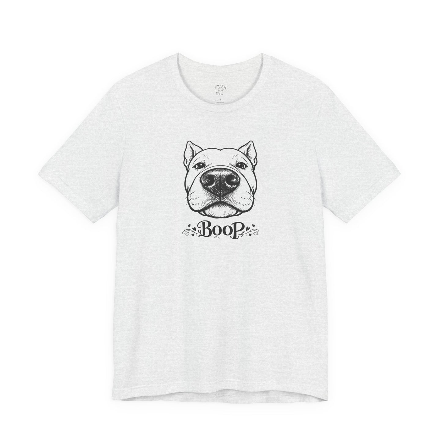 BOOP Pit Bull - Unisex T-Shirt (Cropped Ears)