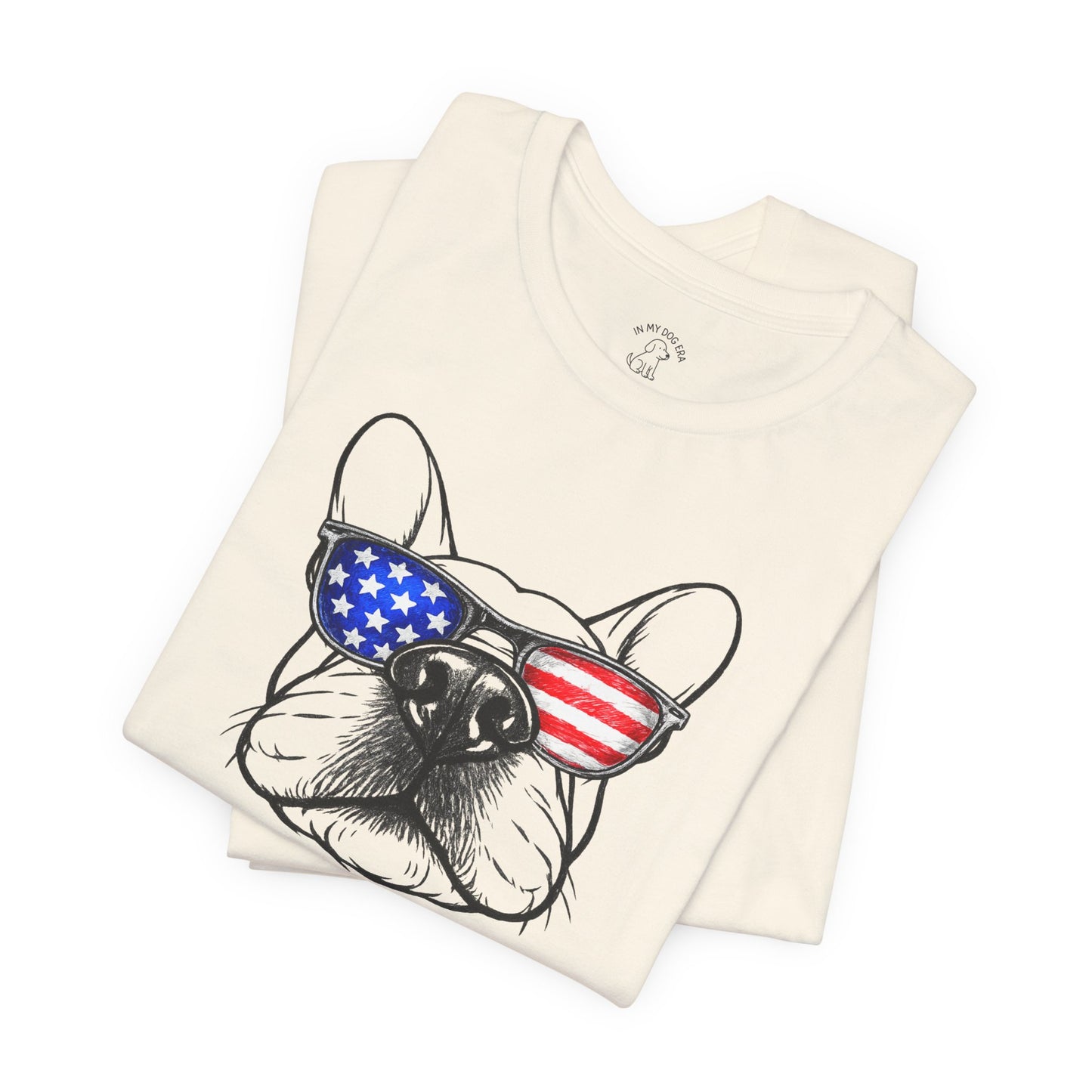 Red, White & BOOP French Bulldog T-Shirt