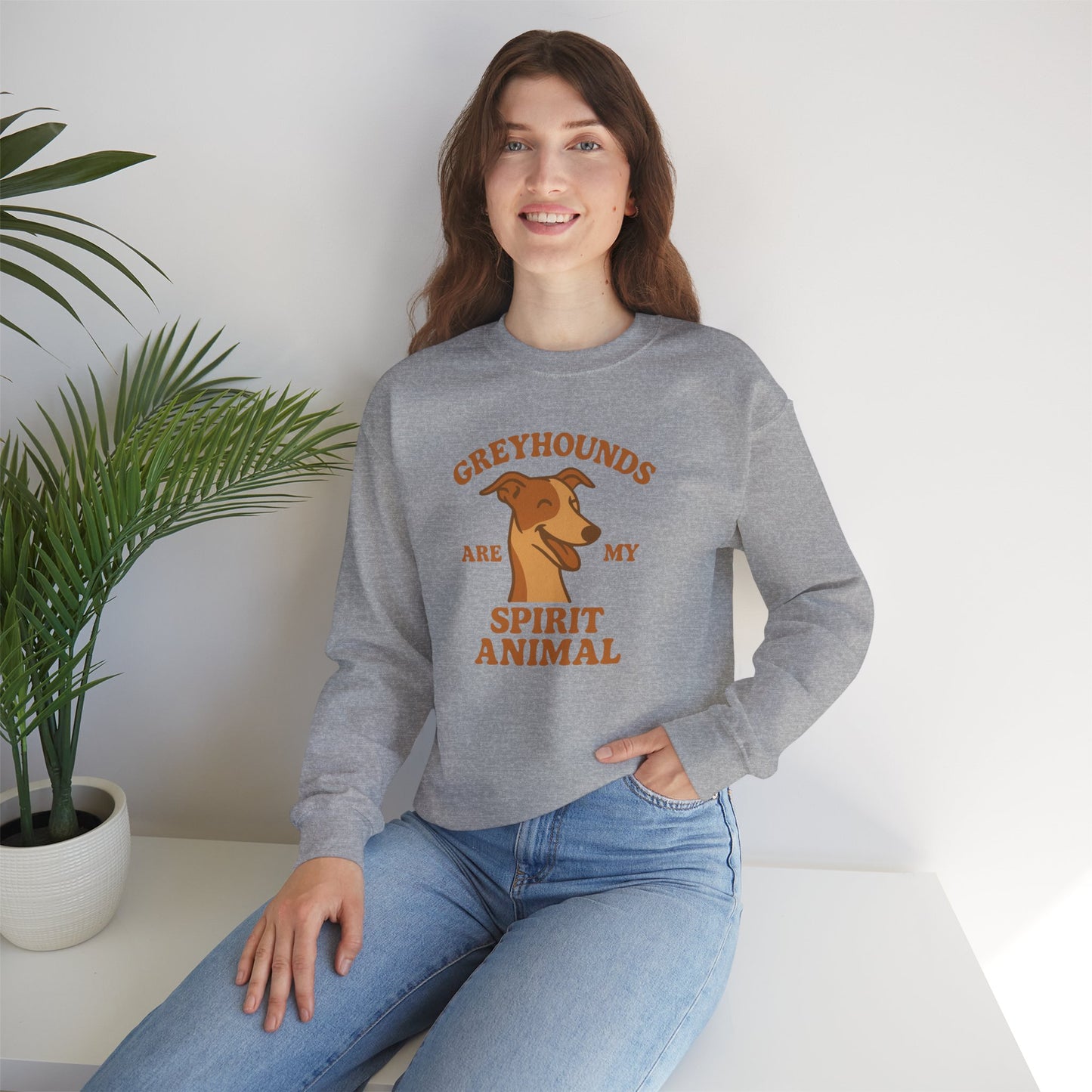 Greyhounds Are My Spirit Animal Sweatshirt