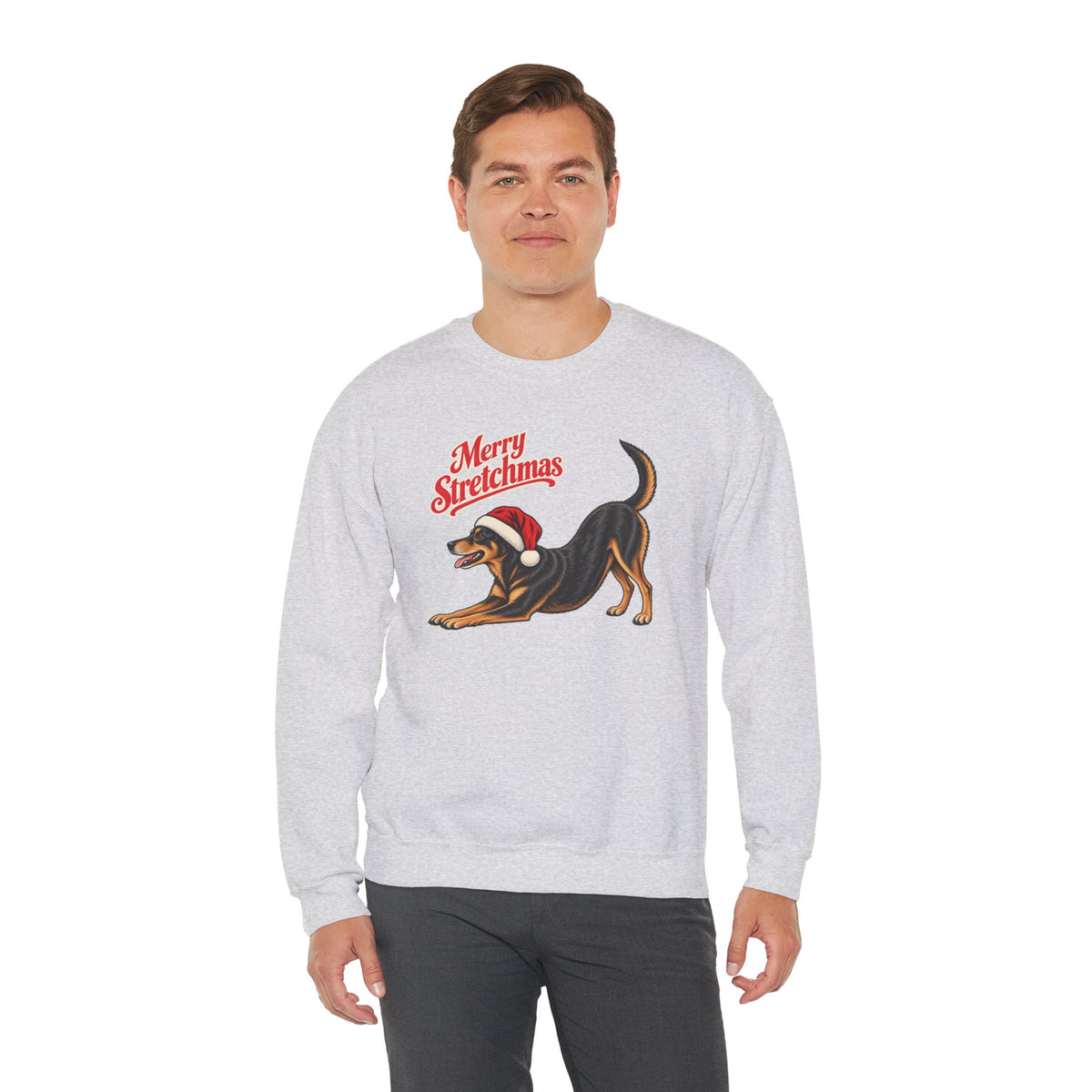 Australian Kelpie Christmas Sweatshirt | Merry Stretchmas