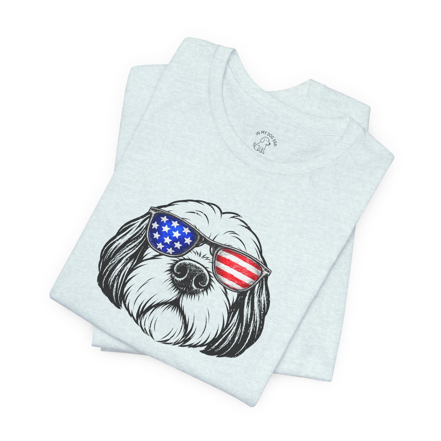 Red, White & BOOP Shih Tzu T-Shirt