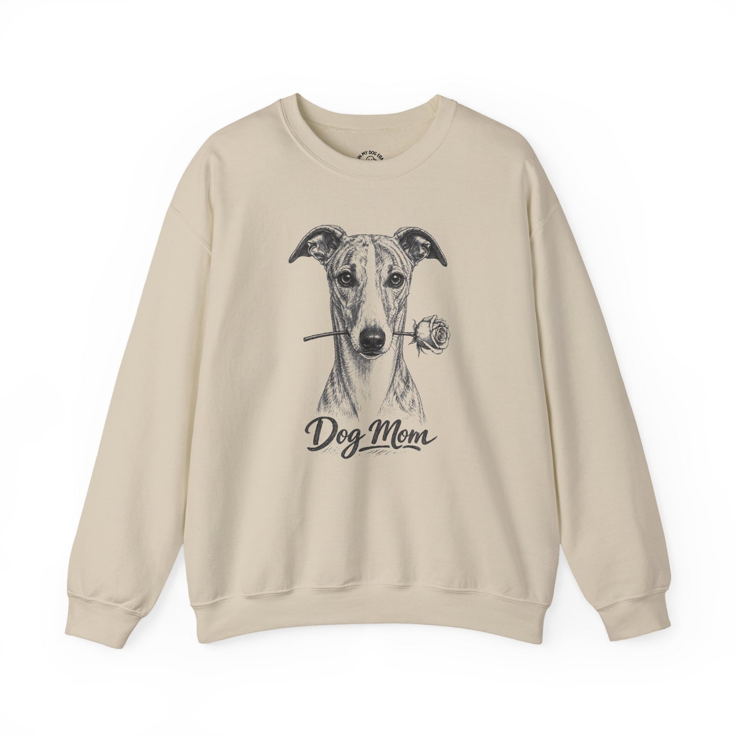 Whippet Dog Mom Sweatshirt (Rose Collection)