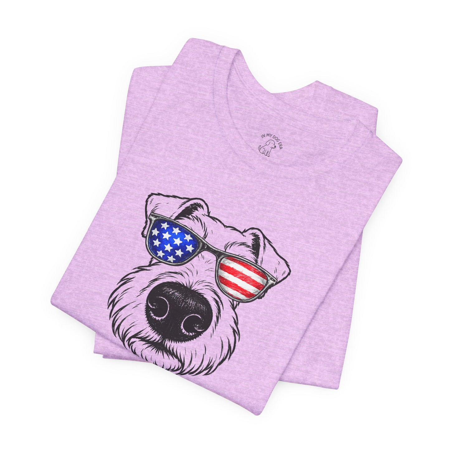 Red, White & BOOP Airedale Terrier T-Shirt