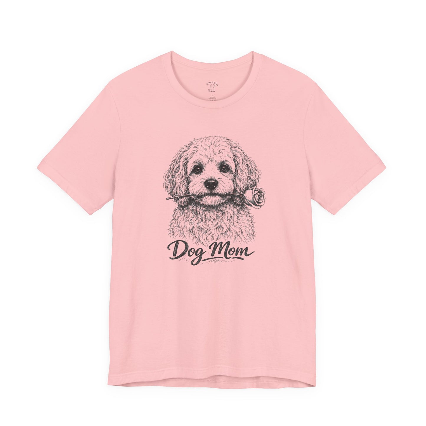 Cavapoo Dog Mom T-Shirt (Rose Collection)
