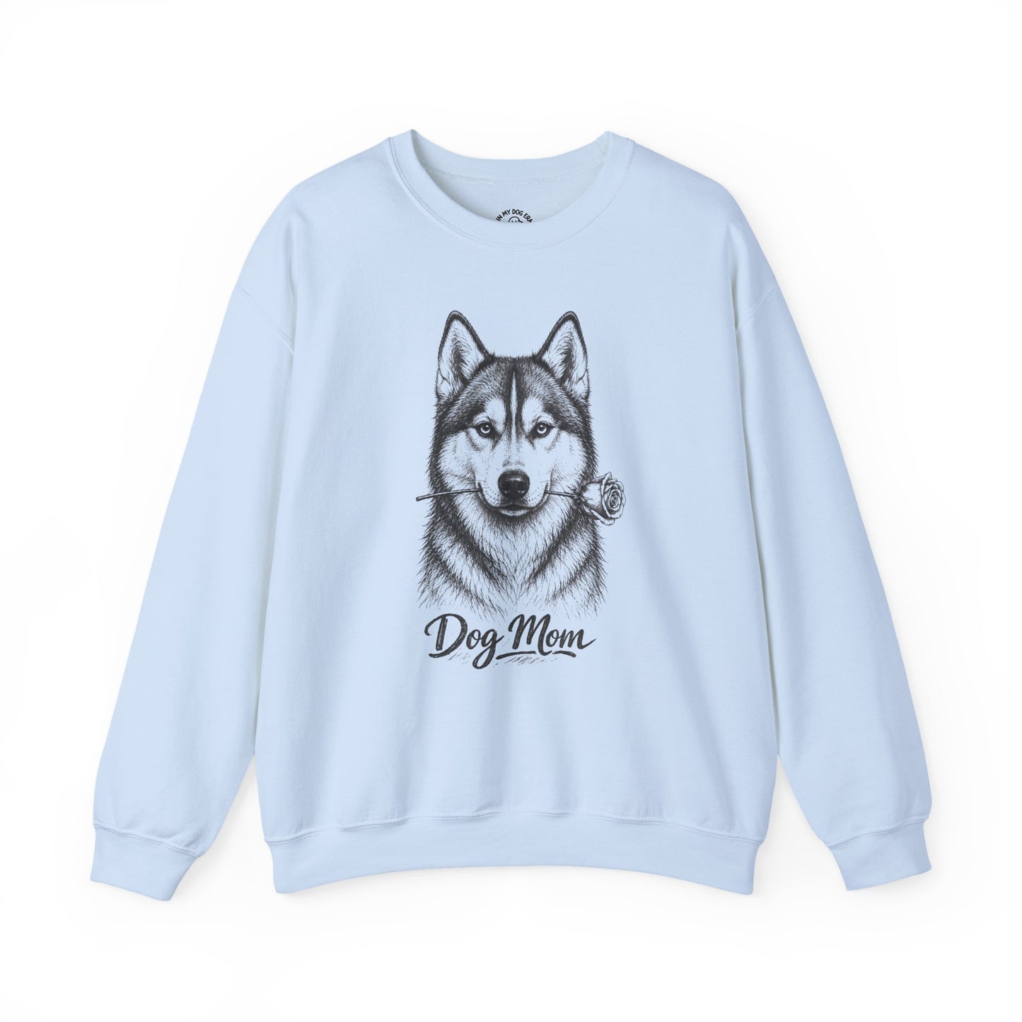 Husky Dog Mom Sweatshirt (Rose Collection)