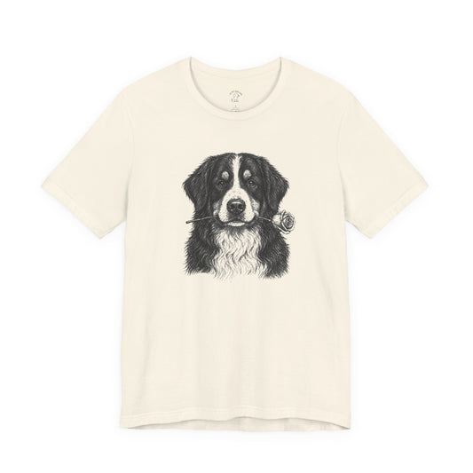 Bernese Mountain Dog Rose Collection T-Shirt