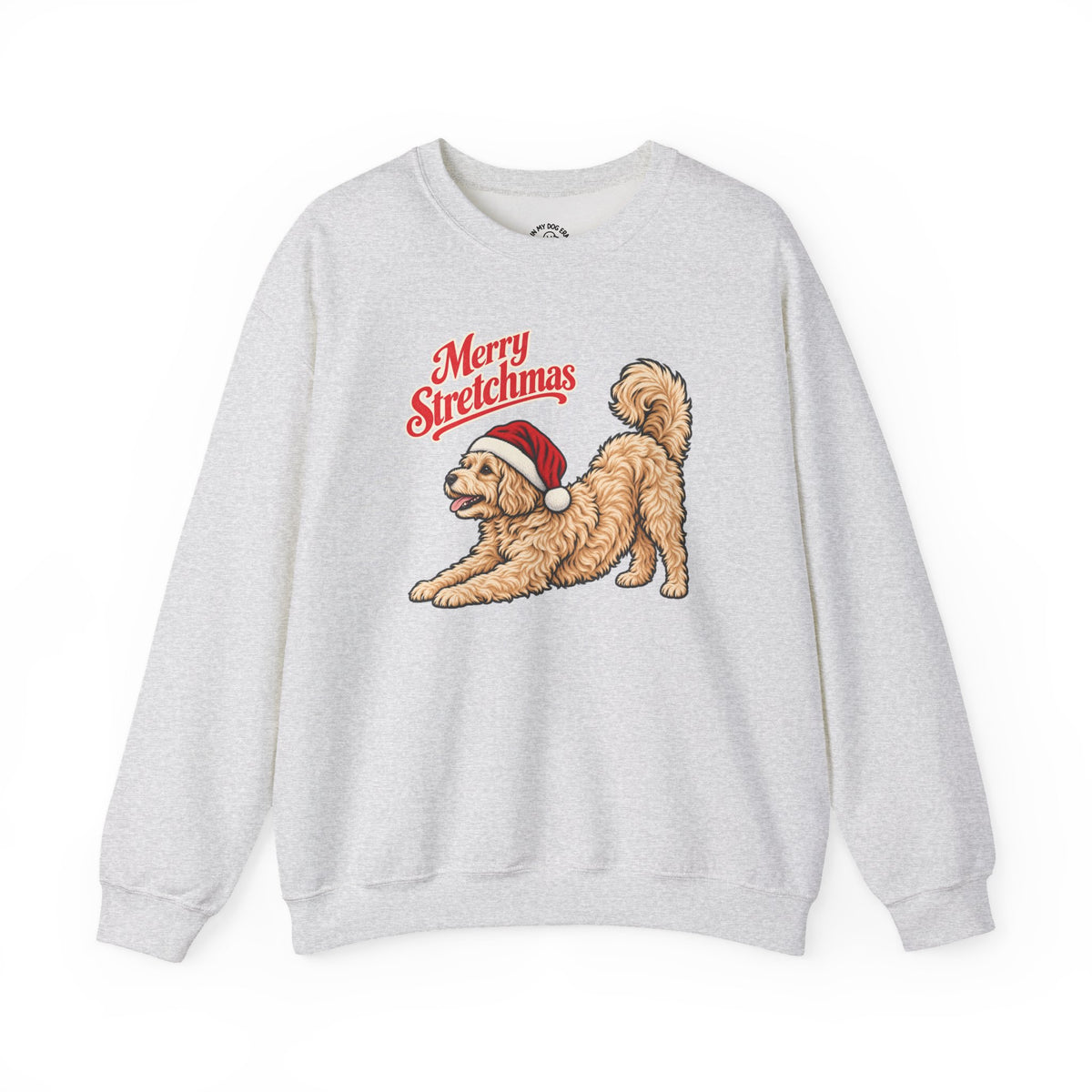Maltipoo Christmas Sweatshirt | Merry Stretchmas