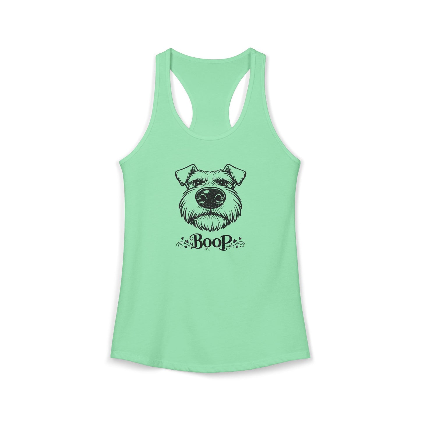 BOOP Schnauzer - Women's Racerback Tanktop