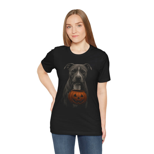 Pit Bull Halloween T-Shirt – Boop or Treat