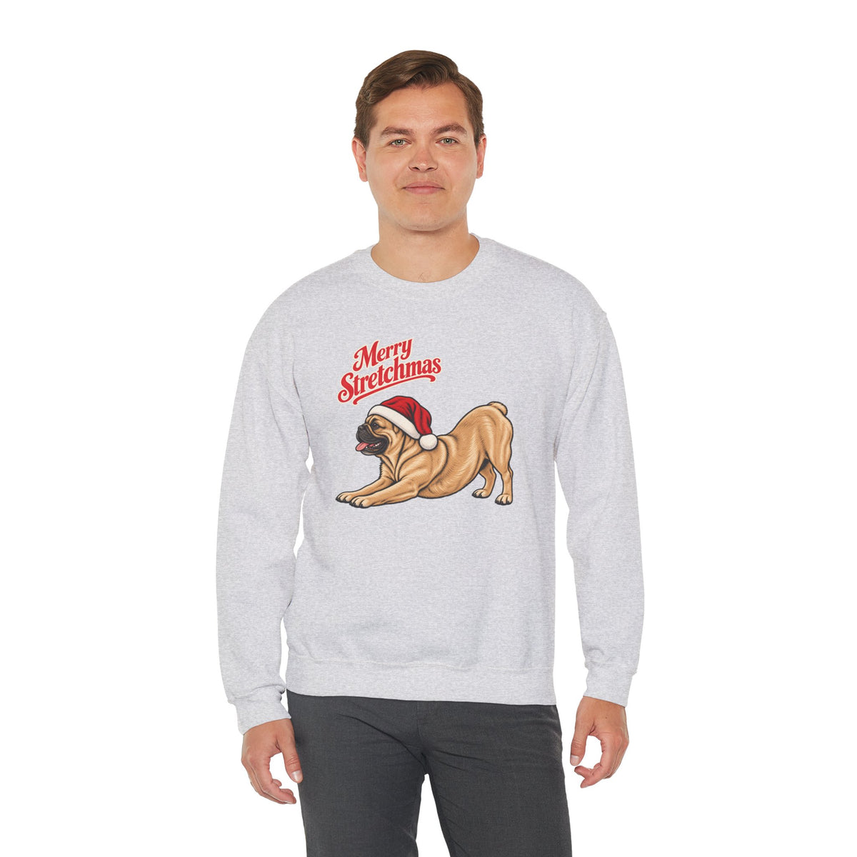 French Bulldog Christmas Sweatshirt | Merry Stretchmas